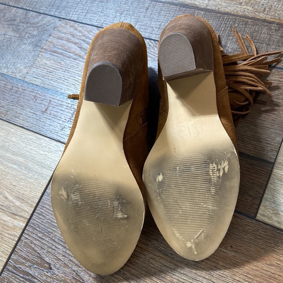 Steve Madden Suede Fringe Booties - Picture 9 of 14